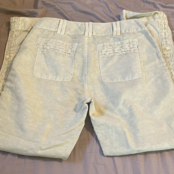 Sundance linen/cotton lace pants - Picture 5 of 7